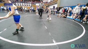 67 lbs Round Of 16 - Hayden Hayes, Weatherford Youth Wrestling vs Kade Williams, Little Axe Takedown Club