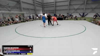 285 lbs Semis & 3rd Wb (16 Team) - Micah Hach, South Dakota Blue vs Vincent Halliday, Minnesota Red