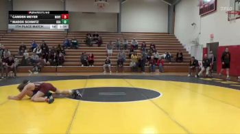 126 lbs 7th Place Match - Camden Meyer, Mount Vernon vs Madox Schmitz, Clear Creek-Amana