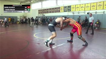 285 lbs Champ. Round 1 - Angel Blanco, Skyline College vs David Ingles, Modesto Junior College