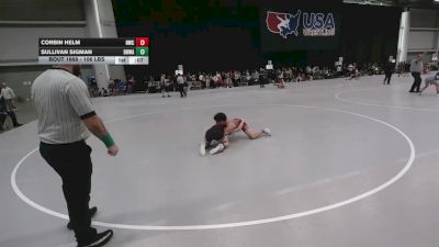 106 lbs Cons. Rd Of 32 - Sullivan Sigman, Black Hills Wrestling Academy vs Corbin Helm, Hernando Wrestling Club
