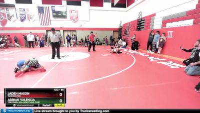 86 lbs Semifinal - Jaden Mason, Washington vs Adrian Valencia, Toppenish USA Wrestling Club