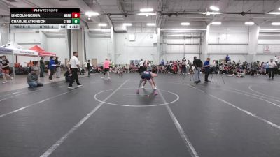 96 lbs Round 3 (8 Team) - Lincoln Genua, Warhawks vs Charlie Atkinson, CTWHALE Blue
