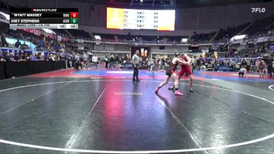 7A 190 lbs Cons. Semi - Wyatt Massey, Thompson HS vs Joey Stephens, Albertville