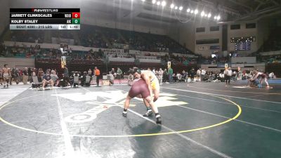 215 lbs Round Of 16 - Jarrett Clinkscales, Westside vs Kolby Staley, Aiken