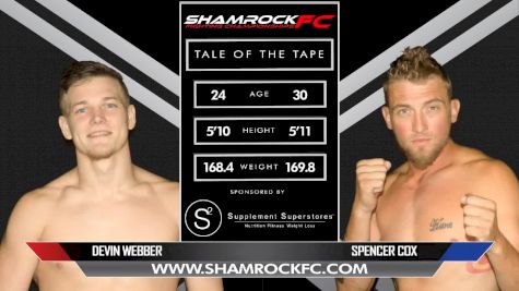 Devon Webber vs. Spencer Cox - Shamrock FC 306 Replay