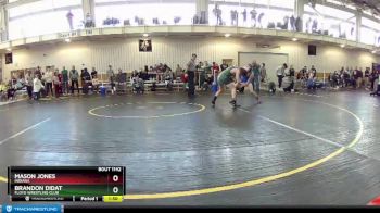 120 lbs Cons. Round 4 - Mason Jones, Indiana vs Brandon Didat, Floyd Wrestling Club