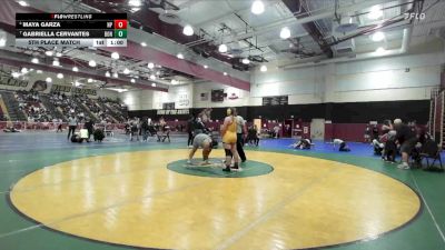 235 lbs 5th Place Match - Maya Garza, Newbury Park vs Gabriella Cervantes, Bonita