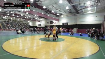 235 lbs 5th Place Match - Maya Garza, Newbury Park vs Gabriella Cervantes, Bonita