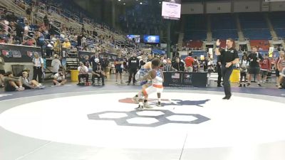 106 lbs Semis - Amir Newman-Winfrey, Iowa vs Cole Lemberg, Illinois