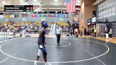 141 lbs Champ. Round 1 - Brayden Gibson, Shorter vs Benjamin Hernandez, Mount Olive