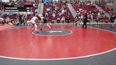 138 lbs Cons. Round 3 - Cruz Ramirez, Fighting Squirrels Wrestling Club vs Trevor Edwards, Buzzsaw Wrestling Club