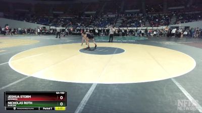 6A-150 lbs Champ. Round 2 - Jeshua Storm, Newberg vs Nicholas Roth, Barlow