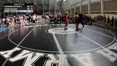 126 lbs Cons. Round 3 - Salvador Bautista II, California vs Julian Salazar, Arizona