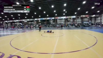 75 lbs Quarterfinal - Hudson Meyer, Pursuit Wrestling Club vs Gage Edgar, Redfield Youth Wrestling