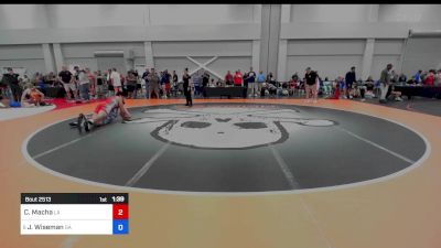 190 lbs C-4 - Carter Macha, Louisiana vs Jude Wiseman, Georgia