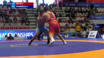 130 kg Qualif. - Kaleb Michael Reeves, United States vs Assylbek Zhanibekuly, Kazakhstan