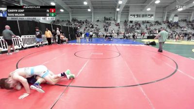 170 lbs Round Of 64 - Caidyn Leaf, PA vs Taye Wilson, KS