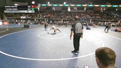 D 2 144 lbs Cons. Round 5 - Jaylen James, Bossier vs Mason Martin, Archbishop Hannan