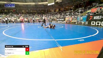 85 lbs Round Of 32 - Kian Franklin, Avon Wrestling Club vs Henry Seidl, Minnesota Elite