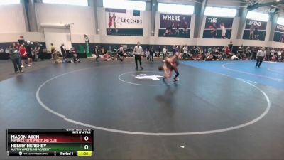 86-92 lbs Quarterfinal - Mason Aikin, Maverick Elite Wrestling Club vs Henry Hershey, Austin Wrestling Academy