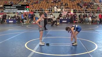 53 lbs Quarterfinal - Xavier Arnold, CEWA vs Reagan Hepperly, Dayton Bandits