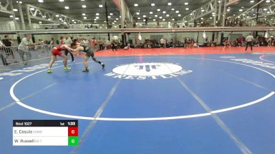 125A lbs Quarterfinal - Eric Casula, Cowboy Wrestling Club vs Will Russell, Kd Training Center