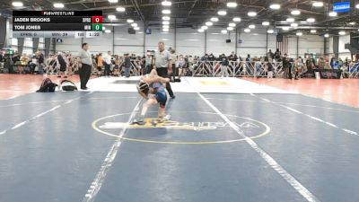 80 lbs Round 2 - 10:30am Friday - Tom Jones, Minions vs Jaden Brooks, Terps XPress