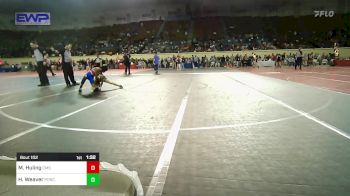 76 lbs Rr Rnd 2 - McKenzie Huling, Central Middle School vs Heather Weaver, Ponca City LadyCat Wrestling