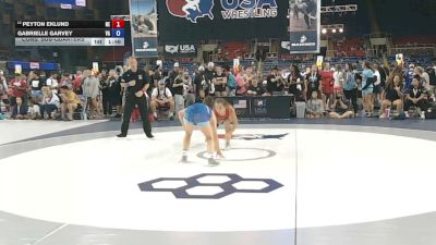 105 lbs Cons. Sub-quarters - Peyton Eklund, Nebraska vs Gabrielle Garvey, Virginia