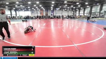 60 lbs Rd# 3 12:00pm Friday - Colton Perry, Oklahoma Outlaws Blue vs Colby Waddell, NCWAY National Team