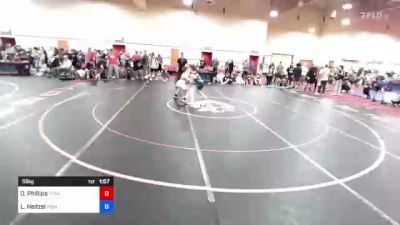 55 kg Rnd Of 64 - Ollie Phillips, Tennessee vs Liam Neitzel, Pinnacle Wrestling Club