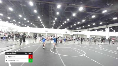 156 lbs Quarterfinal - Jacob Abril, Desert Dogs WC vs Kasyn Calderon, Carlsbad Combat WC