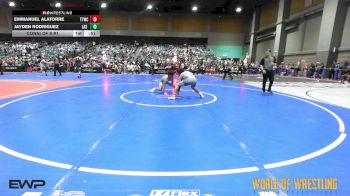 145 lbs Consi Of 8 #1 - EMMANUEL ALATORRE, Tulare Titans Wrestling Club vs Jayden Rodriguez, Las Vegas Spring Valley Grizzlies