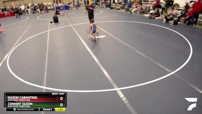 45-47 lbs Cons. Semi - Conway Olson, Rum River Wrestling vs Daxon Cabanting, Rum River Wrestling