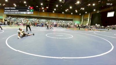 94-98 lbs Round 3 - Noemi Young, USA Gold vs Iliyana Monteon, Madera Grapplers WC