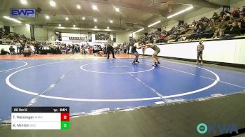 120 lbs Rr Rnd 2 - Tuck Weisinger, Wyandotte Youth Wrestling vs Blakelyn Minton, Salina Wrestling Club