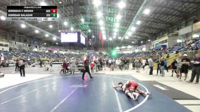 115 lbs Consi Of 8 #2 - Jeremiah C Meder, Ortega Middle School vs Jorrdan Salazar, Steel City Reloaded WC