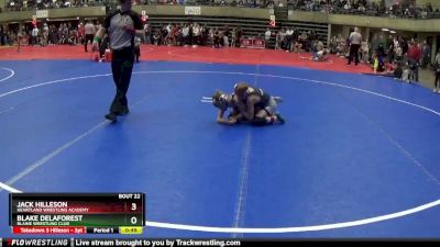 70 lbs Champ. Round 2 - Jack Hilleson, Heartland Wrestling Academy vs Blake DeLaForest, Blaine Wrestling Club