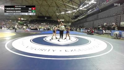 Girls 3A 170 lbs Champ. Round 1 - Brooklyn Quigg, Walla Walla (Girls) vs Enjelena Esetok, Heritage (Girls)