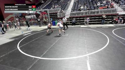 Final - Scottie Silver, Black Hills Academy vs Alice Delgado, Bear Creek Jr. Wrestling