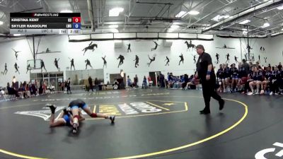 103 lbs Round 1 (16 Team) - Kristina Kent, King University vs Skyler Randolph, Lindsey Wilson College