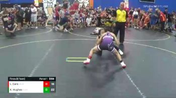56 lbs Finals (8 Team) - Landon Caro, Untouchables Purple vs Kai Hughes, The Funky Singlets Yellow