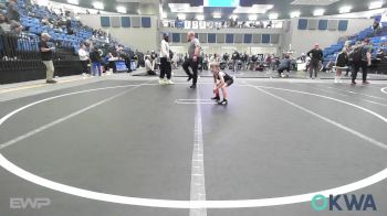 43 lbs 3rd Place - Elwood Manley, Perry Wrestling Academy vs Trek Castor, Woodward Youth Wrestling