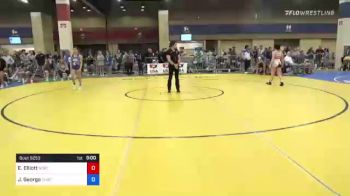 50 kg Consi Of 16 #2 - Elizabeth Elliott, North Carolina vs Janessa George, Chatfield Wrestling Club