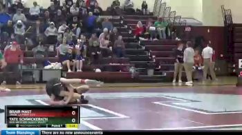 120 lbs Quarterfinal - Brair Mast, Union, La Porte City vs Tate Schwickerath, New Hampton/Turkey Valley