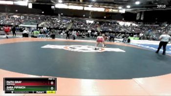 100 lbs Champ. Round 2 - Faith Gray, Redmond vs Sara Pipinich, Caldera