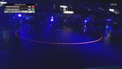 42 lbs Cons. Semis - River Frohling, Timpanogos Wrestling vs Kobe Serawop, Uintah Wrestling