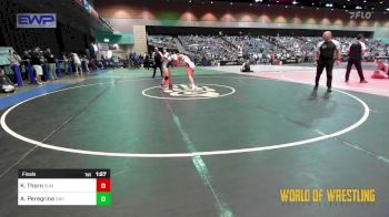 136 lbs Final - Kaitlyn Thorn, Summit Wrestling Club vs Alexis Peregrina, DirtBag Kidz