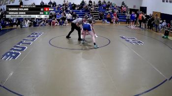 147-153 lbs Round 2 - Dominic Roland, Kiski vs Keegan Orris, Knoch